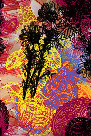 线条印花华亿平台图片