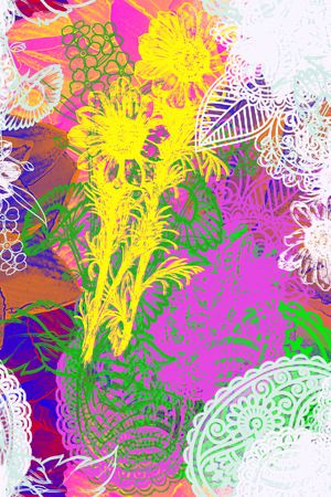 线条印花华亿平台图片