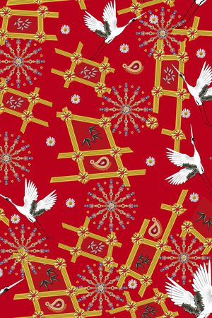 动物花卉印花华亿平台图片