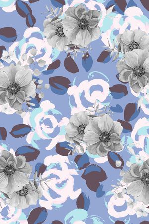 抽象印花华亿平台图片