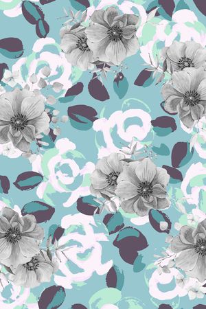 抽象印花华亿平台图片