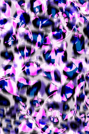 动物花卉印花华亿平台图片