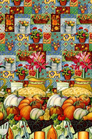 蔬菜印花华亿平台图片