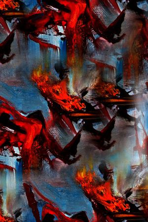 抽象印花华亿平台图片