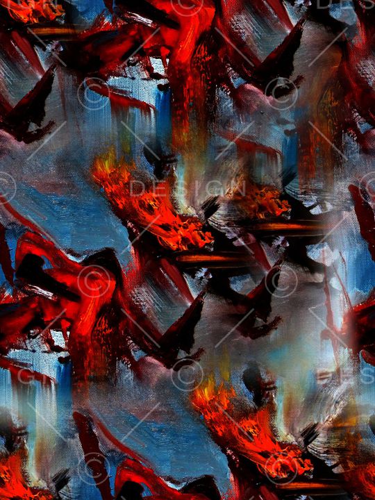 抽象印花华亿平台图片