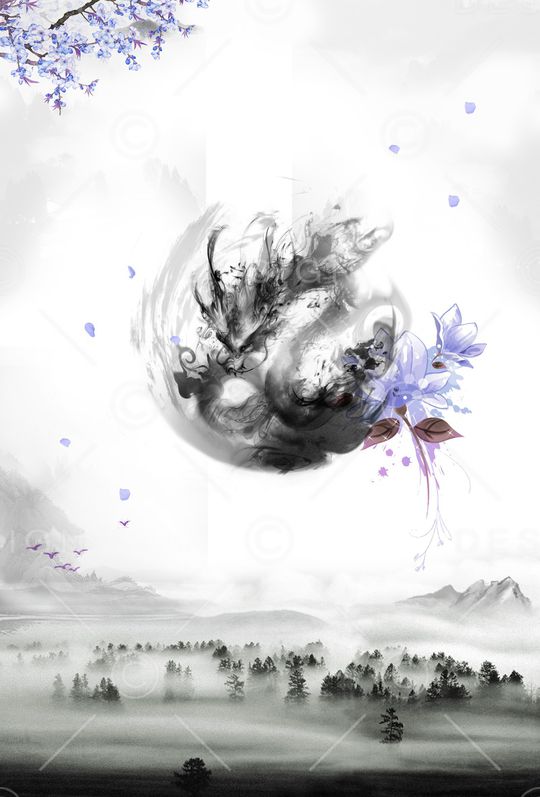 抽象印花华亿平台图片