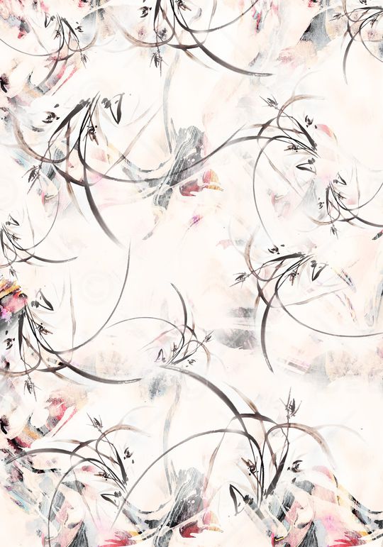 笔触印花华亿平台图片