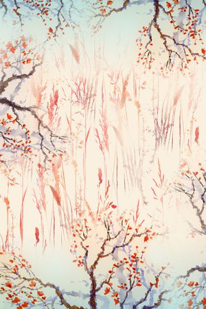 中国风印花华亿平台图片