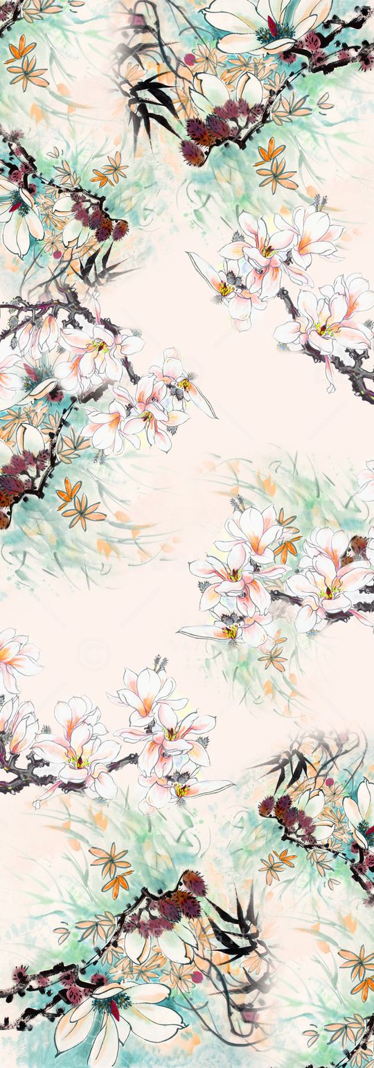 笔触印花华亿平台图片