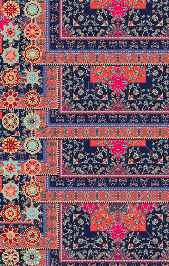 民族风印花华亿平台图片