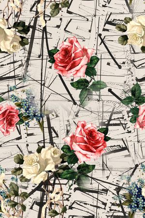 条纹印花华亿平台图片