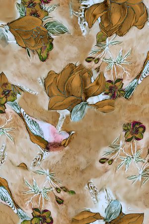 玉兰花印花华亿平台图片