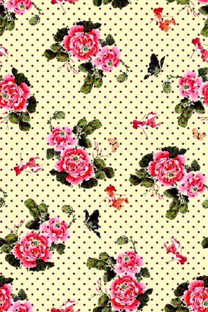 水墨风印花华亿平台图片