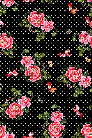 水墨风印花华亿平台图片