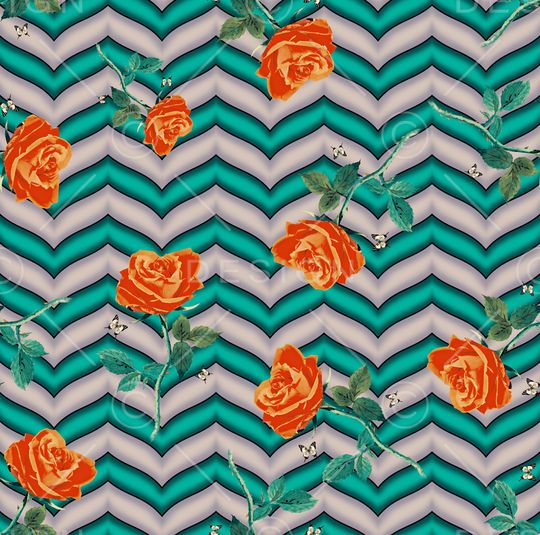 条纹印花华亿平台图片