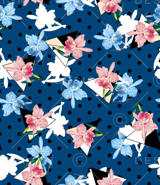 三角形印花华亿平台图片