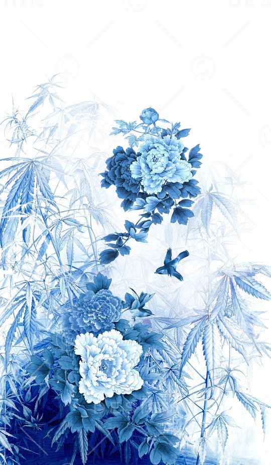 牡丹印花华亿平台图片