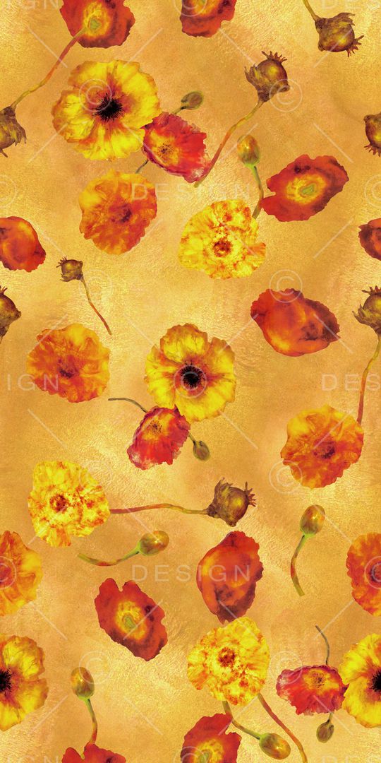 满版散花印花华亿平台图片