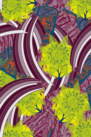 线条印花华亿平台图片