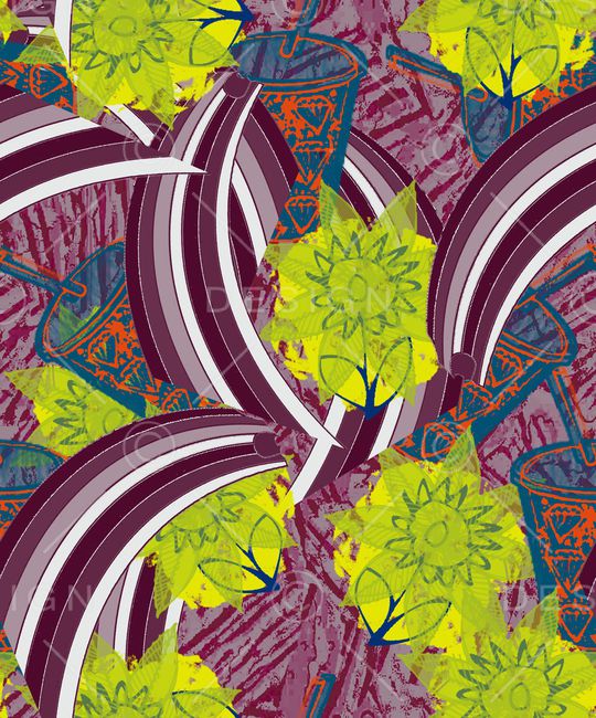 线条印花华亿平台图片