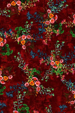 小碎花印花华亿平台图片