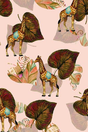 动物花卉印花华亿平台图片