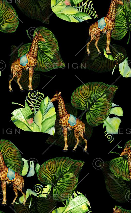 动物花卉印花华亿平台图片