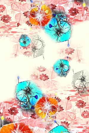 中国风印花华亿平台图片