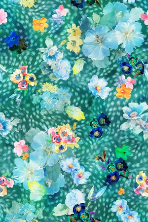 小碎花印花华亿平台图片