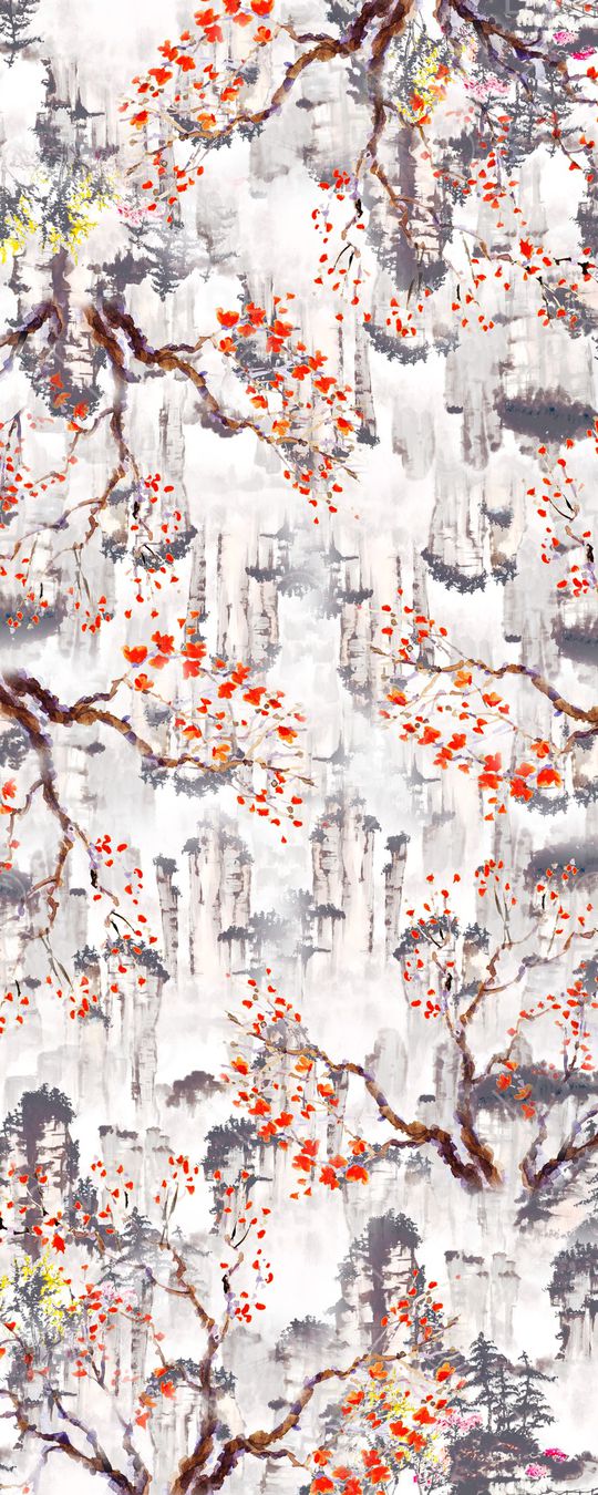 笔触印花华亿平台图片