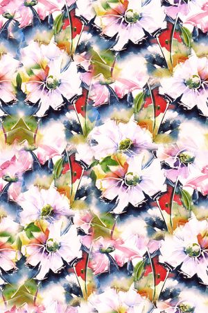 春夏华亿平台印花华亿平台图片