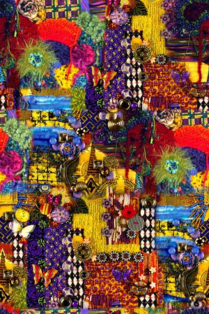 条纹印花华亿平台图片