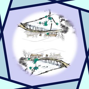 梅花印花华亿平台图片