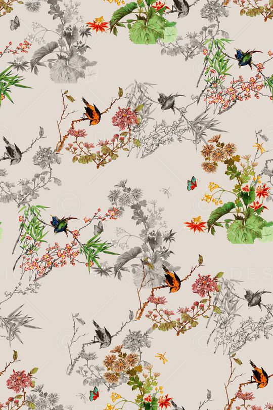 鸟印花华亿平台图片