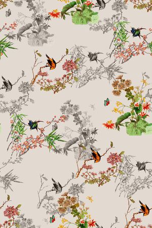 鸟印花华亿平台图片