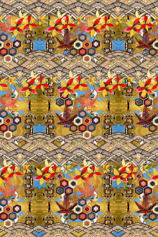 条纹印花华亿平台图片