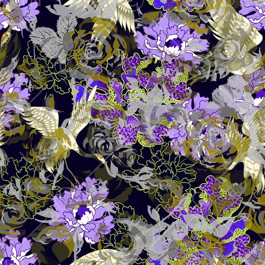 抽象印花华亿平台图片