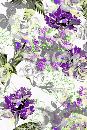 抽象印花华亿平台图片