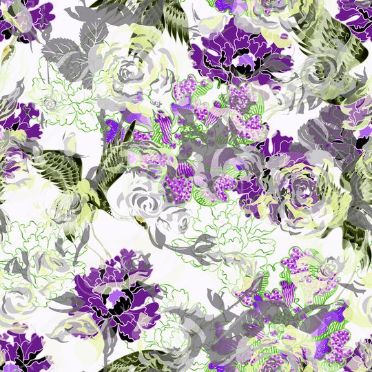 抽象印花华亿平台图片