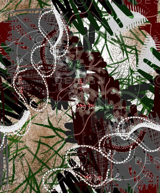 线条印花华亿平台图片