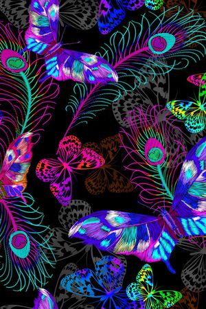 抽象印花华亿平台图片