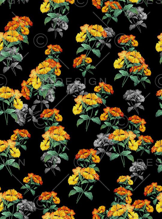 植物印花华亿平台图片