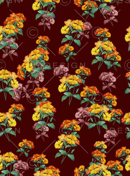 植物印花华亿平台图片