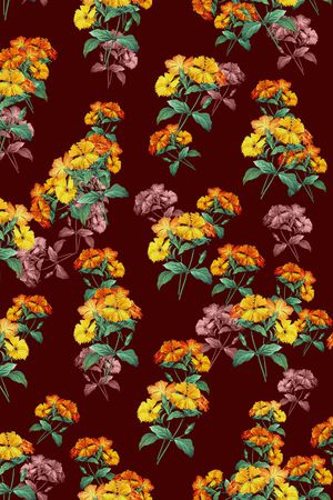 植物印花华亿平台图片