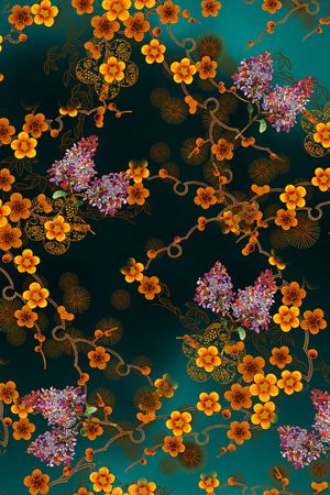 梅花印花华亿平台图片