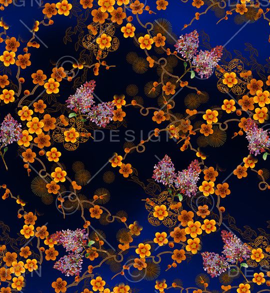 梅花印花华亿平台图片