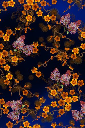 梅花印花华亿平台图片