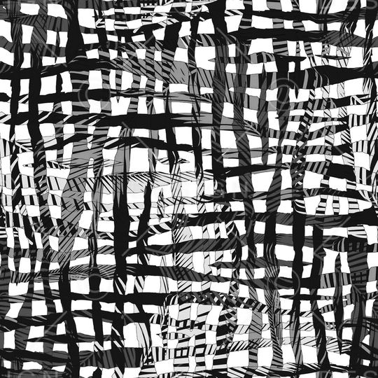 黑底花卉印花华亿平台图片