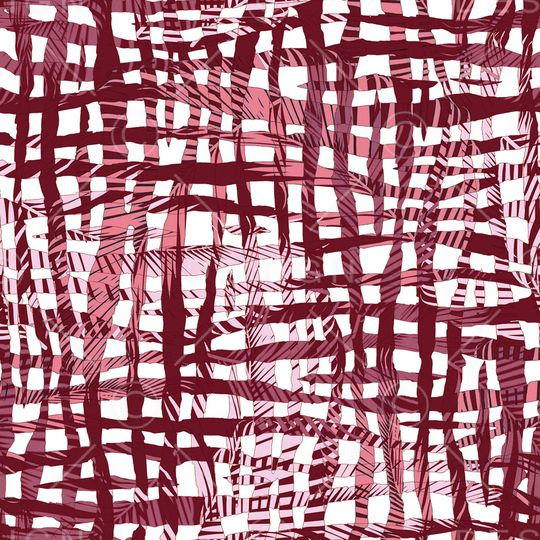 黑底花卉印花华亿平台图片