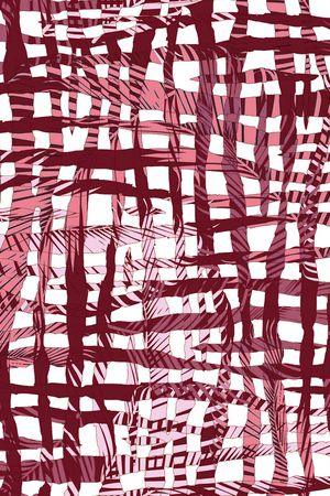 黑底花卉印花华亿平台图片